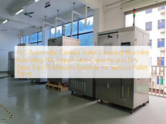 PLC自動制御パレットクリーニングマシン 80L液体タンク容量と乾燥時間 5〜15分