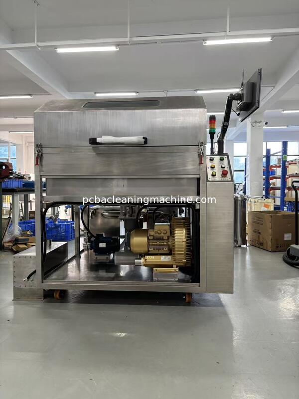 騒音レベル75dB未満 SME 5200 パレット洗浄機は、ウェーブはんだオーブンパレット、治具、クローチェーン、ネット、リフローオーブンクーラー、フィルターのフラックスダストを洗浄するために使用されます。熱風乾燥。