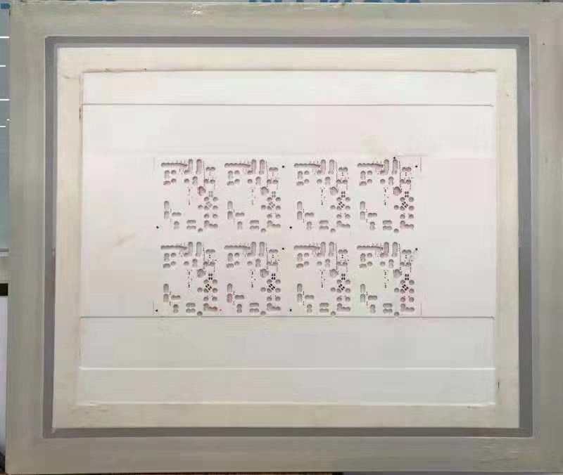 736*736mmのサイズ3mmの厚さの赤い接着剤の銅のステンシルefificient水様のクリーニング機械