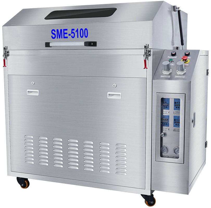 SME-5100二重場所1000mmの直径の円形のバスケットの空気のSmtのはんだ付けする波のオーブン パレット クリーニング機械